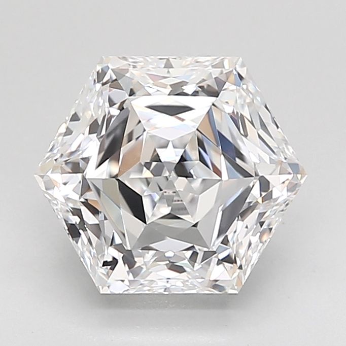 2.5 ct lab-grown Hexagonal Diamond