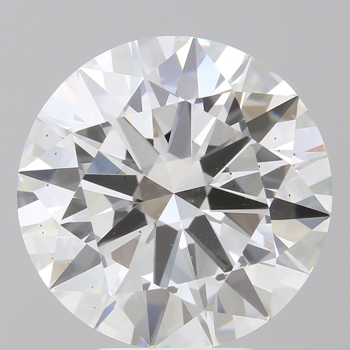 6.02 ct. round Lab Grown Diamond front image