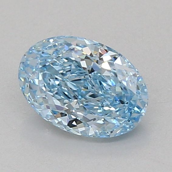 1.07 CT Fancy Vivid Blue OVAL