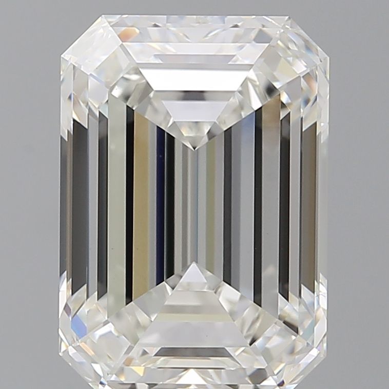 7.10 ct. emerald Lab Grown Diamond front image
