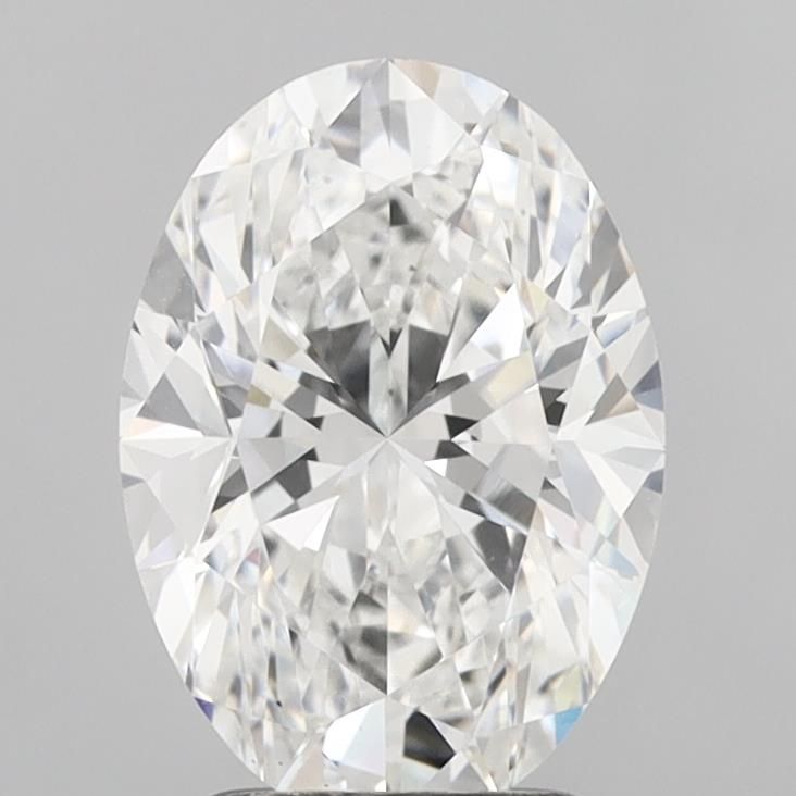 2.75 ct. oval Lab Grown Diamond front image