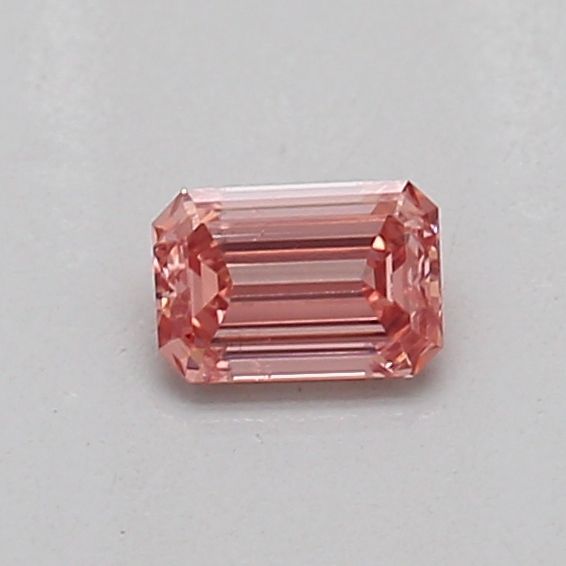 0.16 CT Fancy Vivid Brownish Pink EMERALD