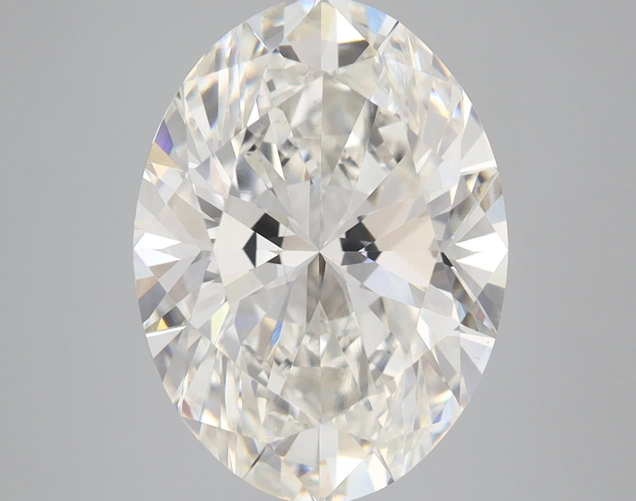 6.25 ct. oval Lab Grown Diamond front image