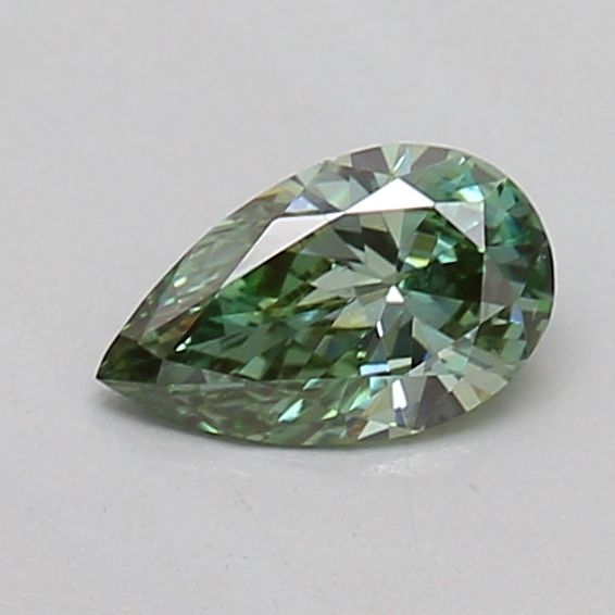 0.22 CT Fancy Vivid Green PEAR