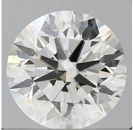 Diamant Rond 1.74 ct - Couleur J - Pureté SI2