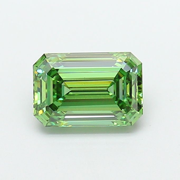 1.51 CT Fancy Vivid Green EMERALD