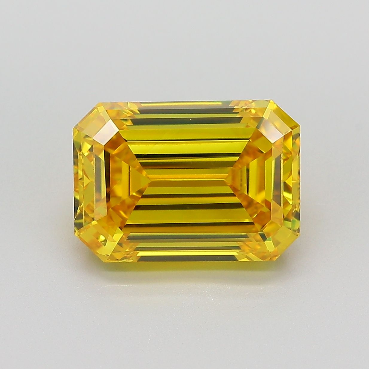 3.96 ct. emerald Lab Grown Diamond front image