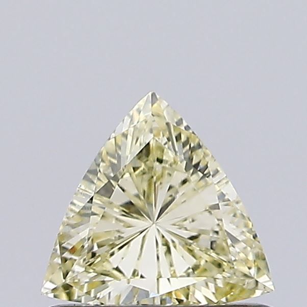 0.37 CT Fancy Light Yellow TRIANGULAR