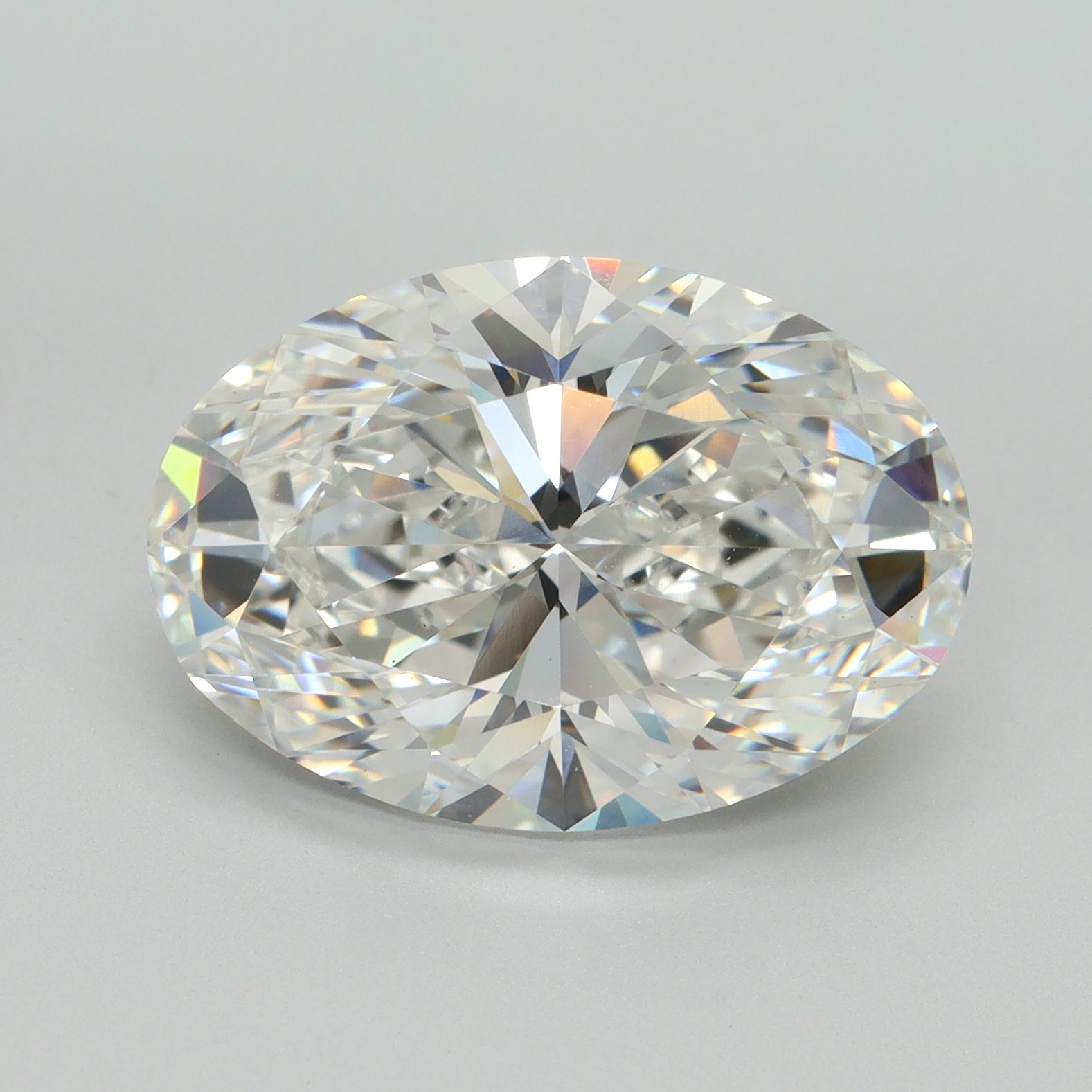 8.14 ct. oval Lab Grown Diamond front image