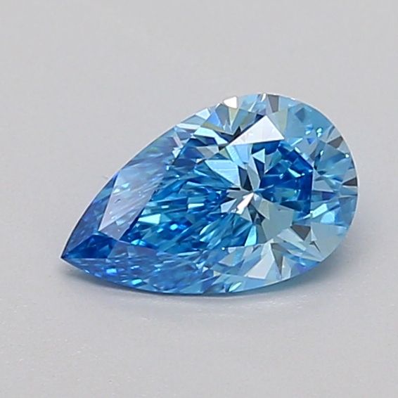 0.51 CT Fancy Vivid Blue PEAR