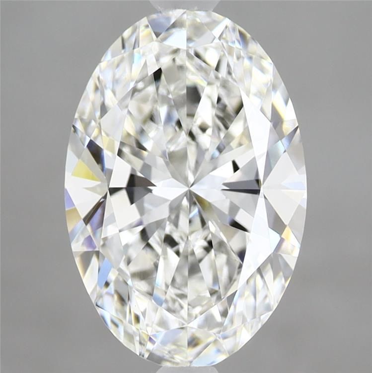 2.72 ct. oval Lab Grown Diamond front image