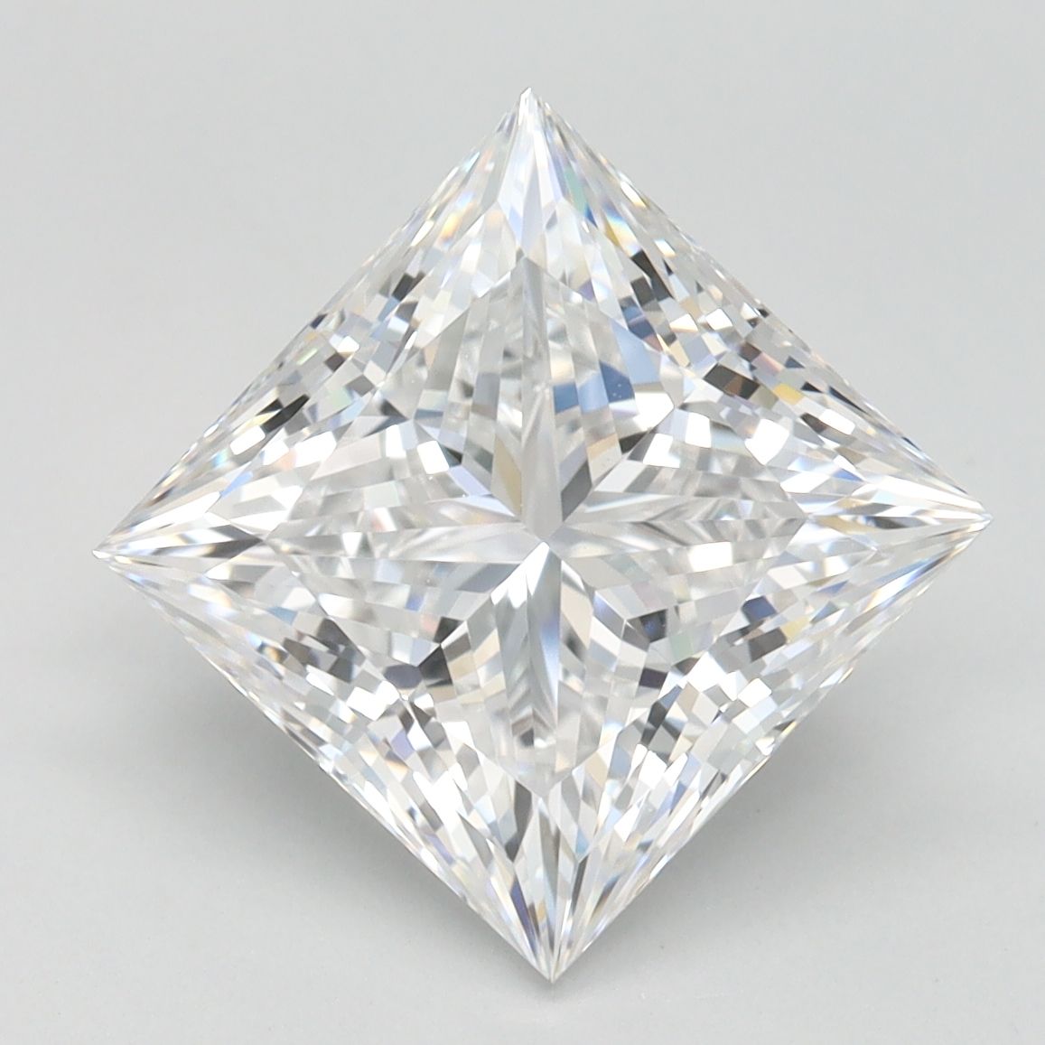 3.44 ct. princess Lab Grown Diamond front image