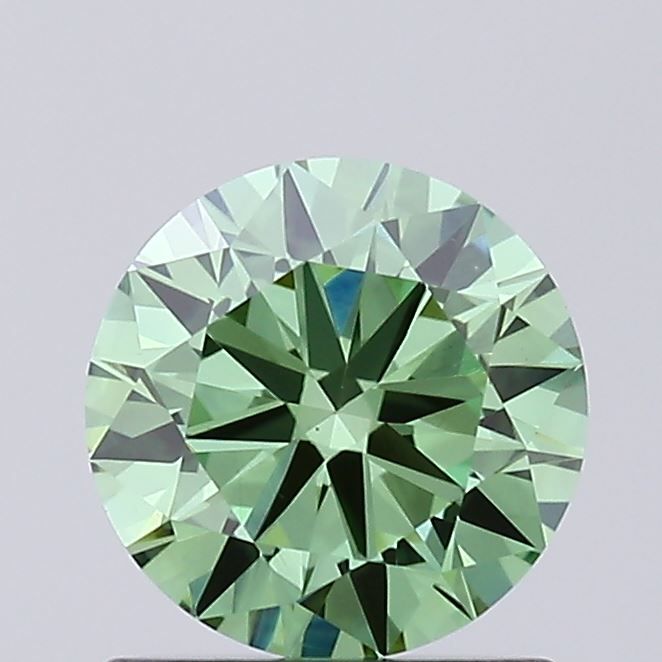 0.83 CT Fancy Vivid Green ROUND