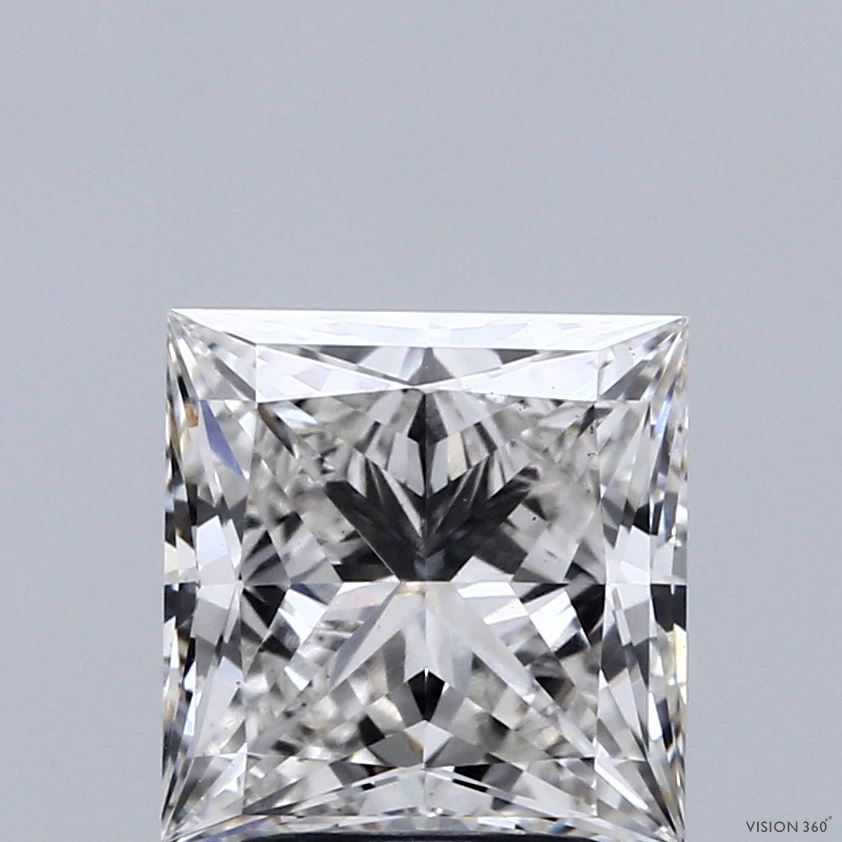 2.92 ct. princess Lab Grown Diamond front image