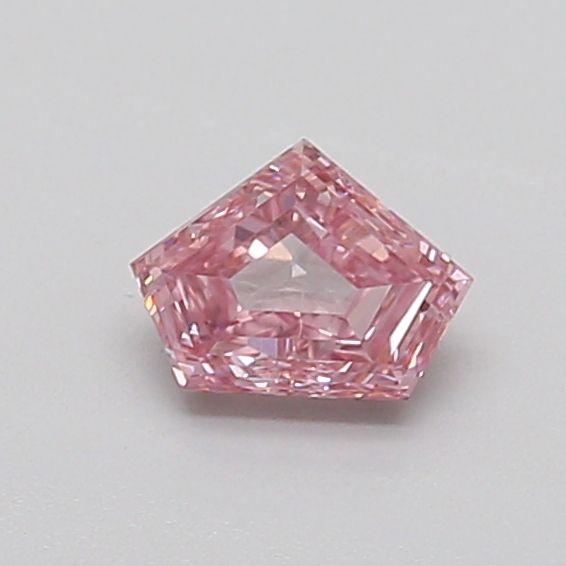 0.43 CT Fancy Intense Pink PENTAGONAL
