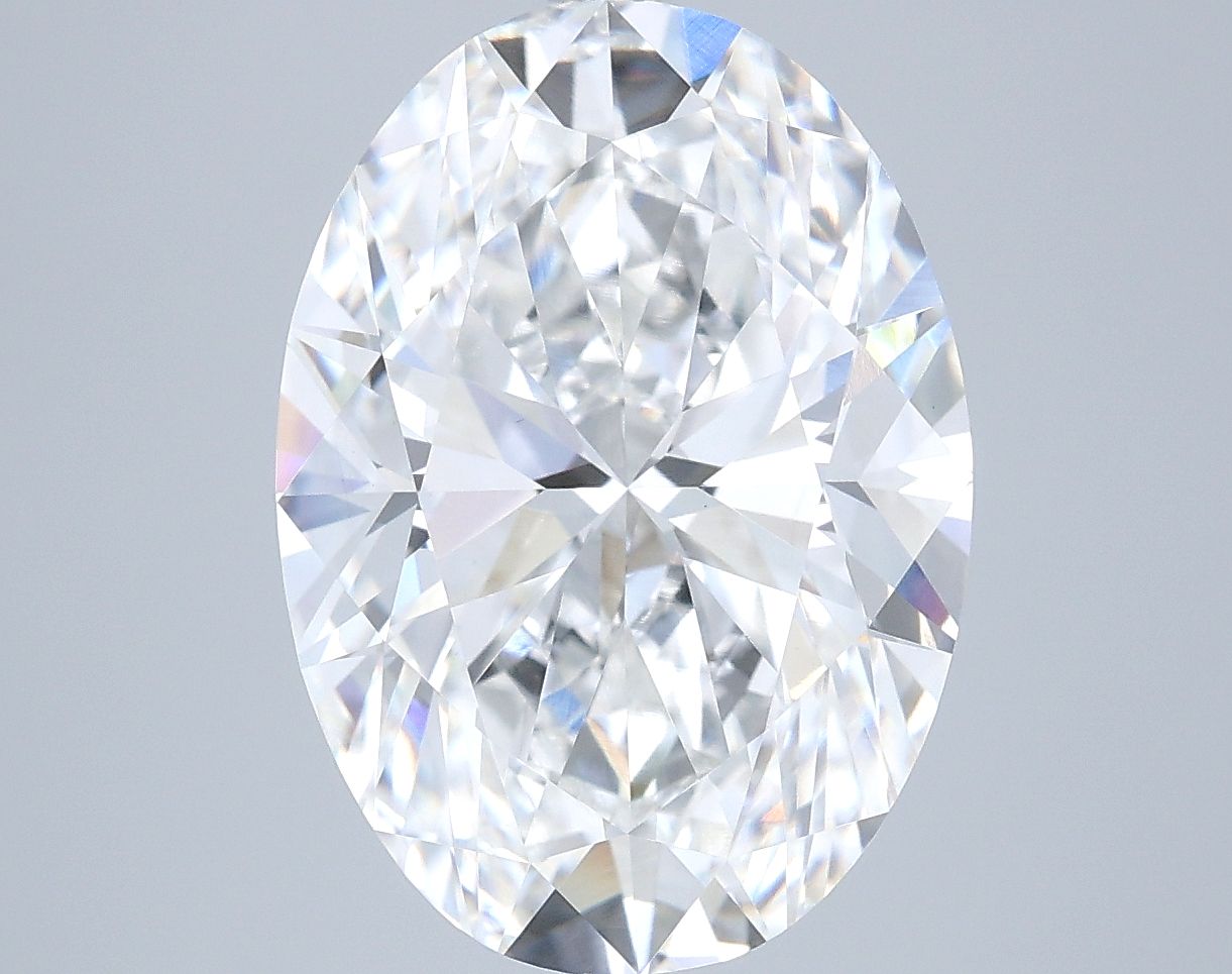 6.71 ct. oval Lab Grown Diamond front image