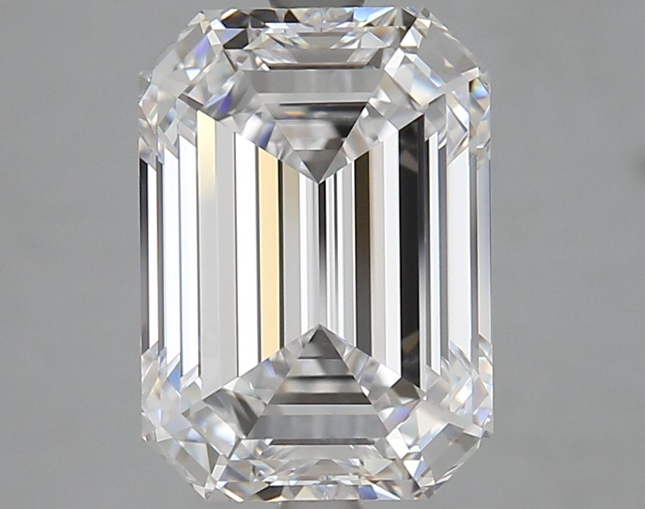 Diamant Émeraude 5.02 ct - Couleur D - Pureté VVS1