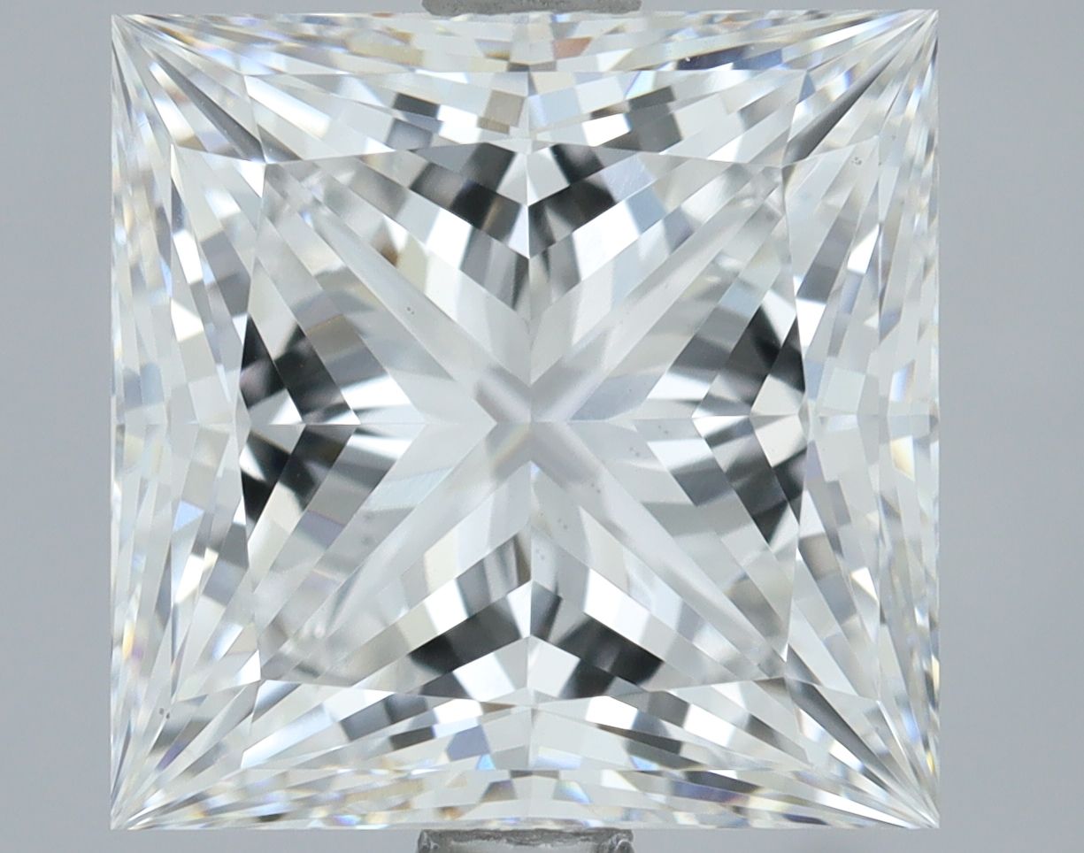 3.14 ct. princess Lab Grown Diamond front image