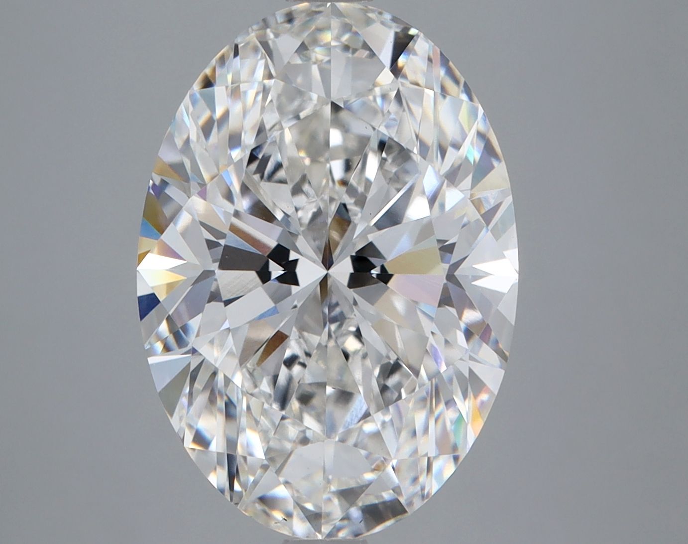 7.02 ct. oval Lab Grown Diamond front image