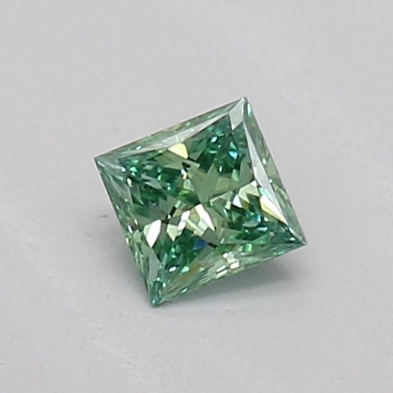0.14 CT Fancy Vivid Green PRINCESS