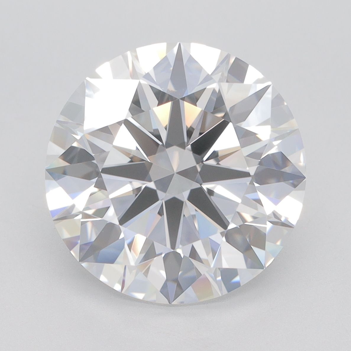 5.85 ct. round Lab Grown Diamond front image