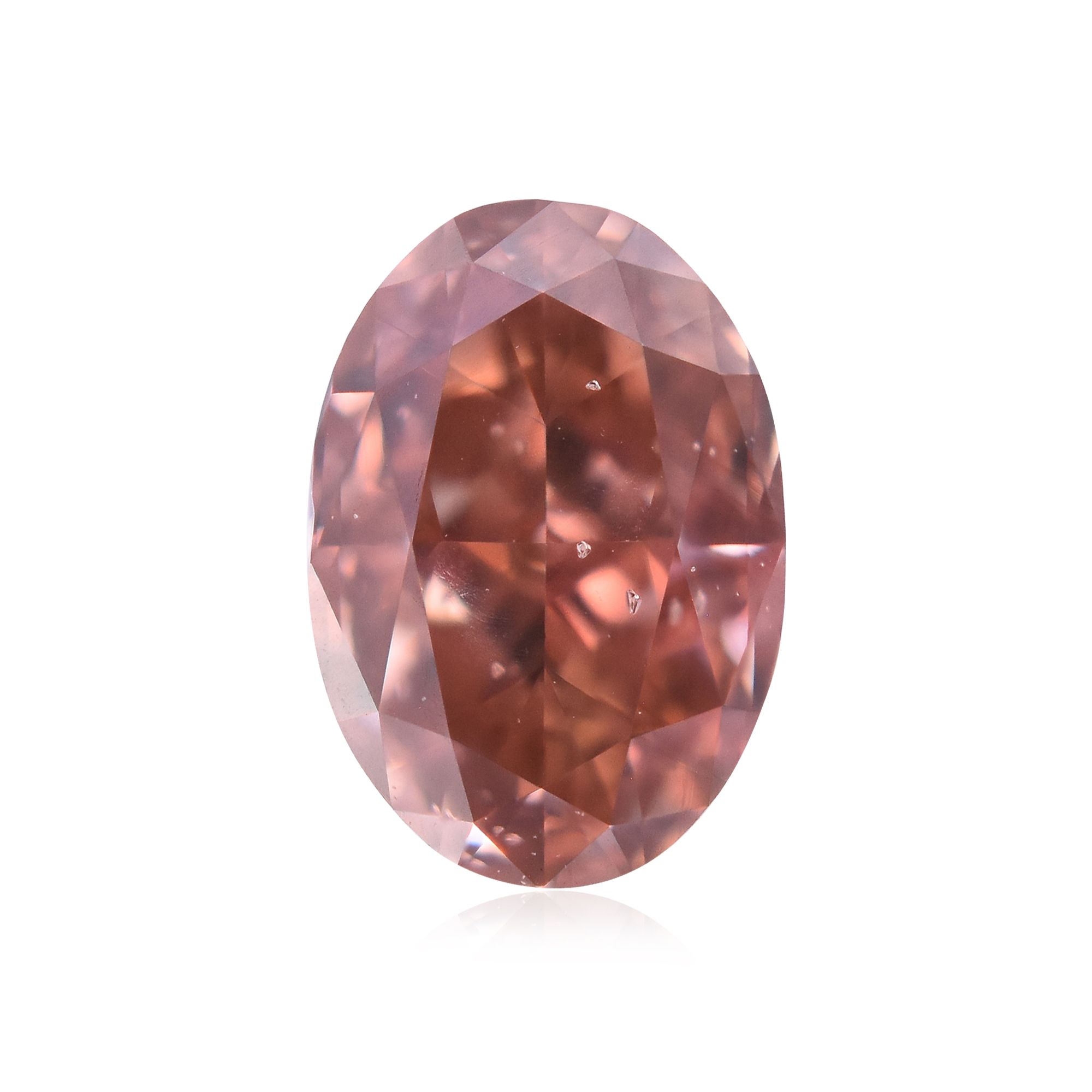 Diament 0.5 ct Fancy Deep Orangey Pink/SI2