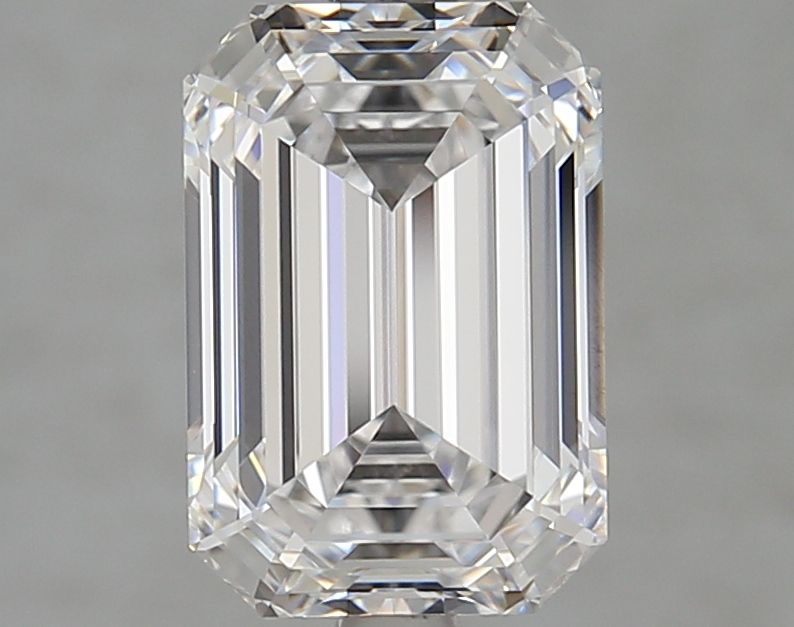 Diamant Émeraude 3.14 ct - Couleur D - Pureté VVS1