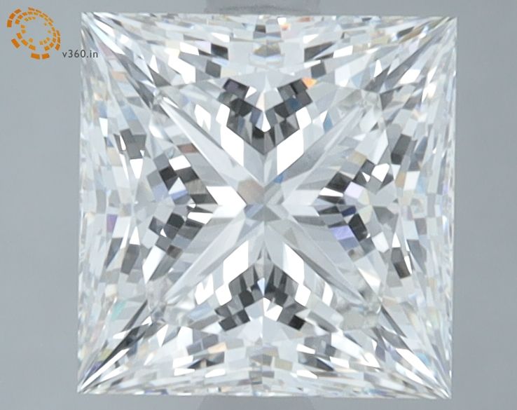 2.57 ct. princess Lab Grown Diamond front image