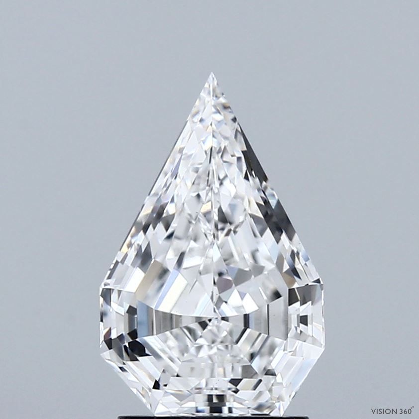 1.97 ct lab-grown Shield Diamond