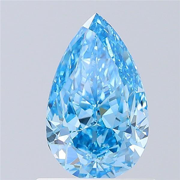 1.0 CT Fancy Vivid Blue PEAR