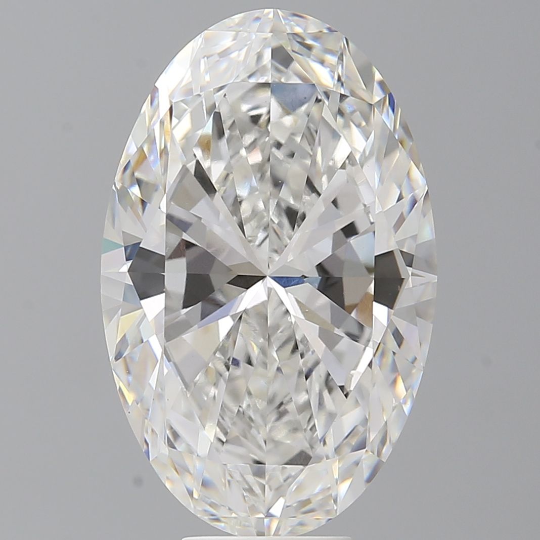 9.60 ct. oval Lab Grown Diamond front image