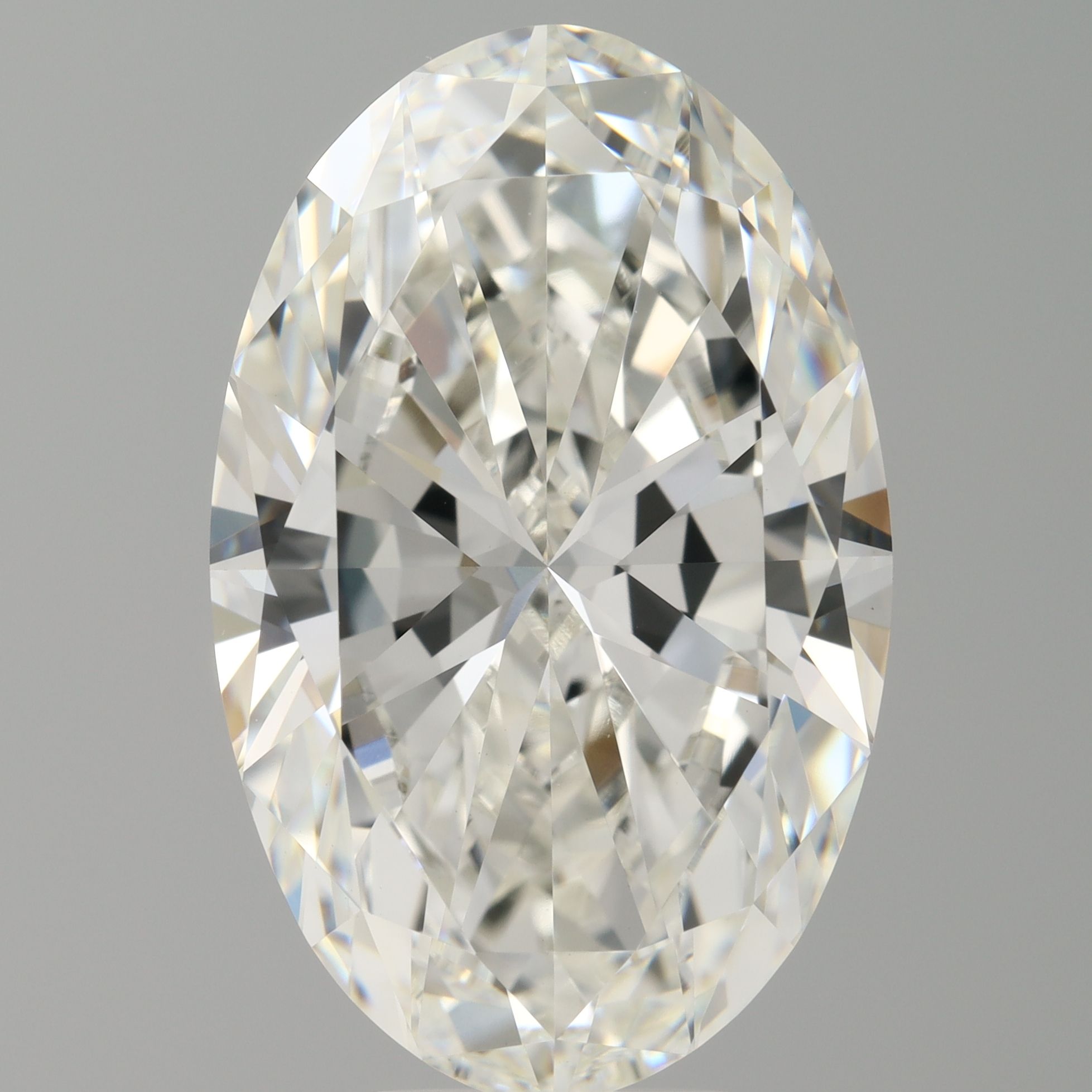 8.10 ct. oval Lab Grown Diamond front image
