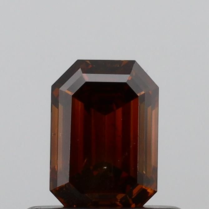 Diament 0.44 ct Fancy Dark Orange Brown/I1