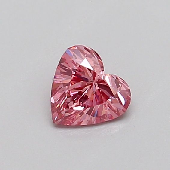 0.31 CT Fancy Vivid Pink HEART