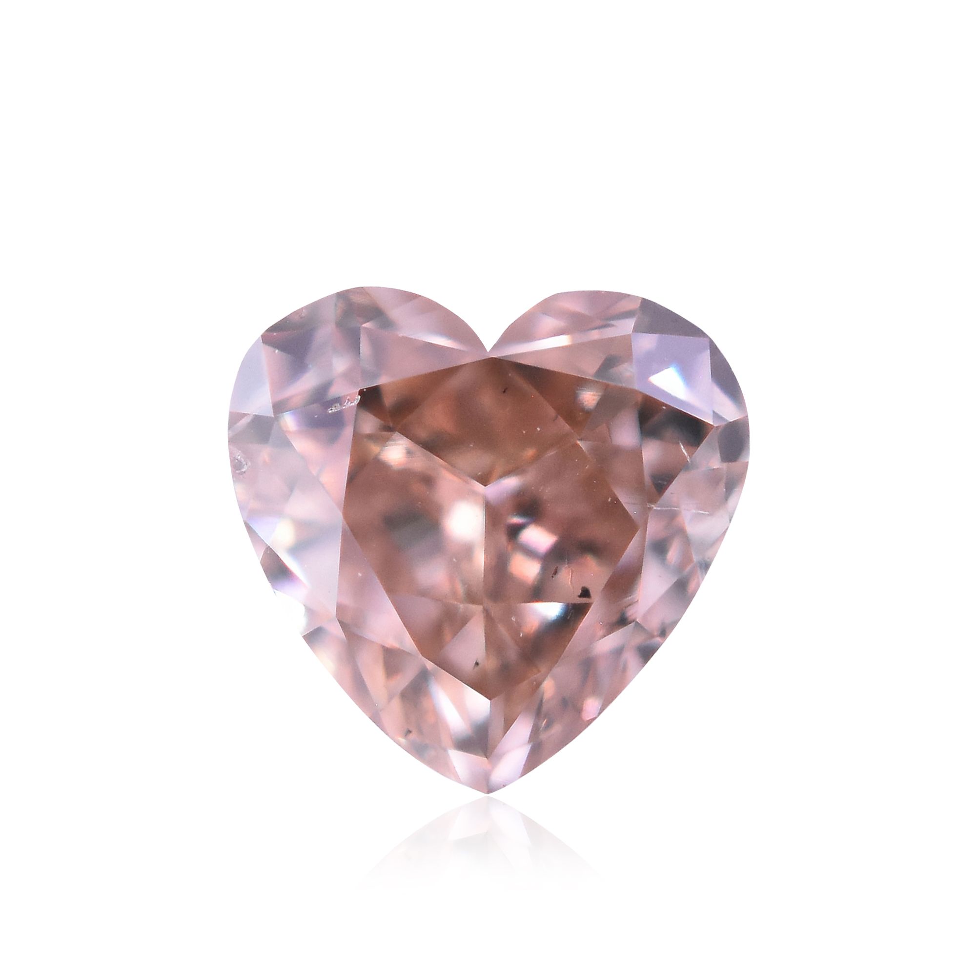 Diament 0.24 ct Fancy Deep Brownish Orangey Pink/SI1