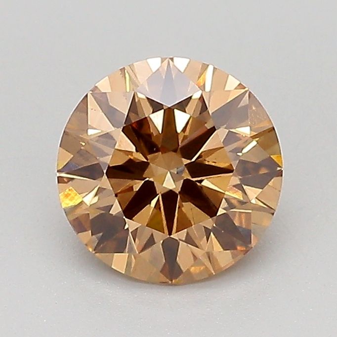 1.01 CT Fancy Light Brown ROUND