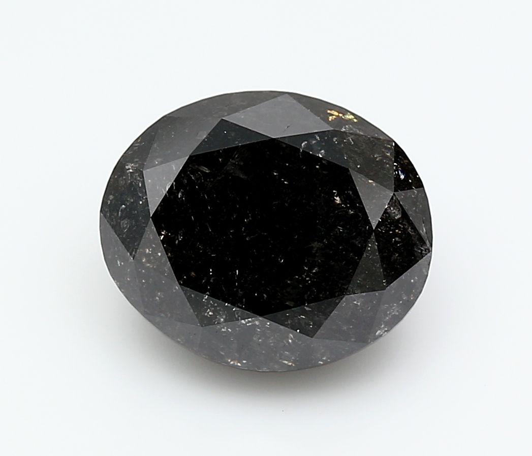 Diament 6.93 ct Fancy Dark Gray/I3