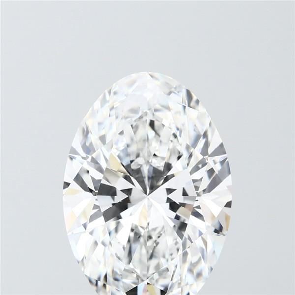 6.08 ct. oval Lab Grown Diamond front image