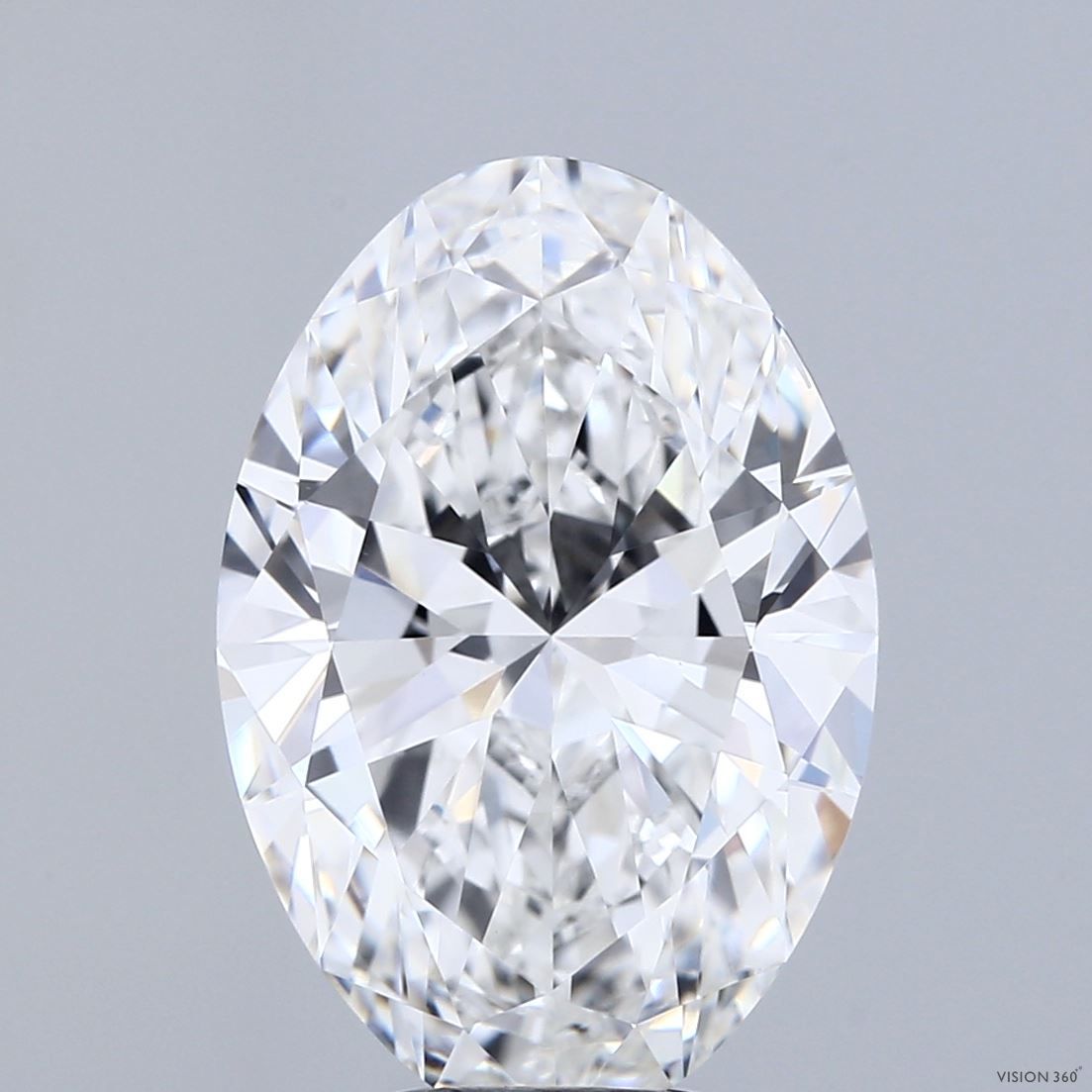 6.02 ct. oval Lab Grown Diamond front image
