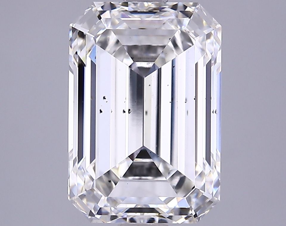 3.89 ct. emerald Lab Grown Diamond front image