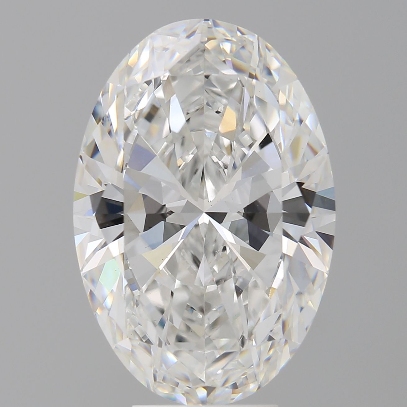 7.08 ct. oval Lab Grown Diamond front image