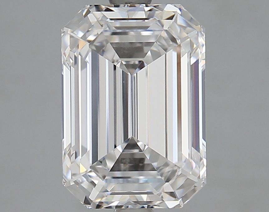 Diamant Émeraude 4.04 ct - Couleur D - Pureté VVS2