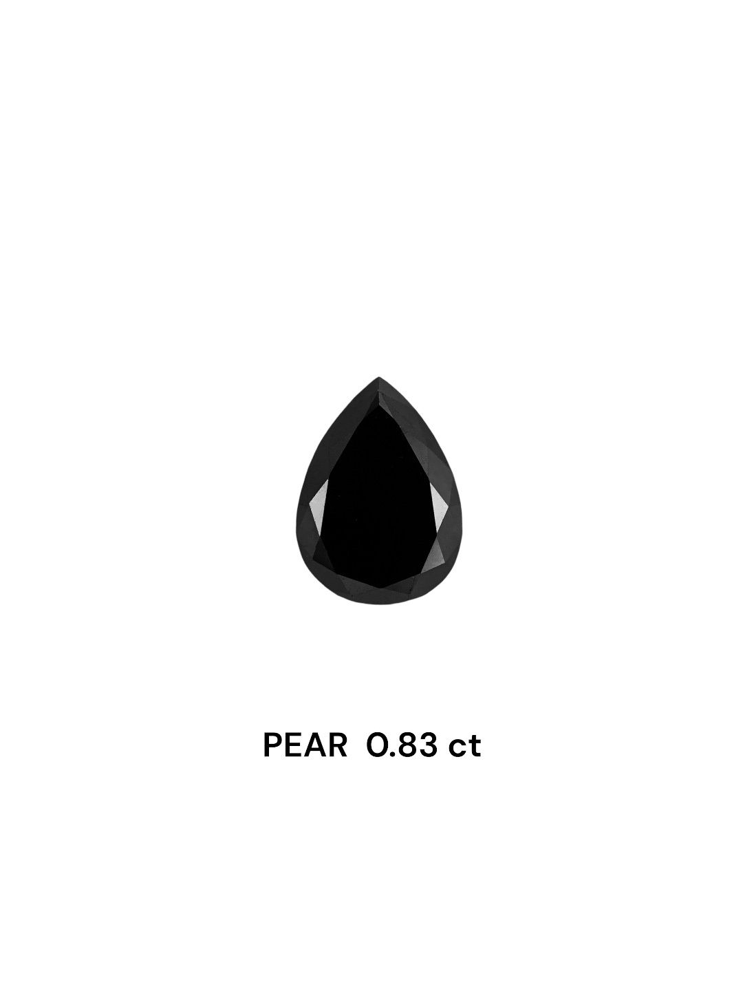 Diament 0.83 ct Fancy Black/VVS2