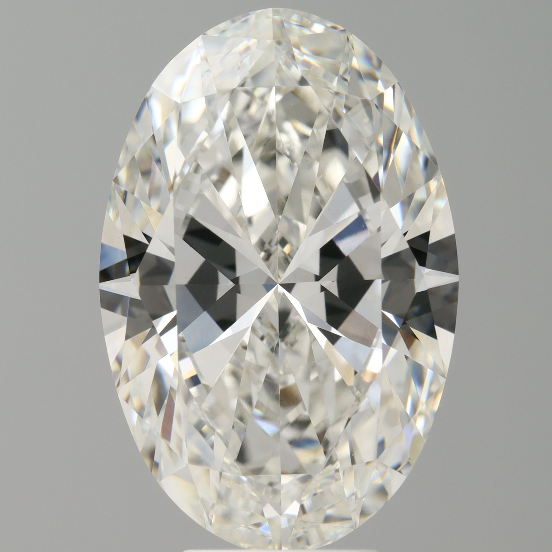 7.53 ct. oval Lab Grown Diamond front image
