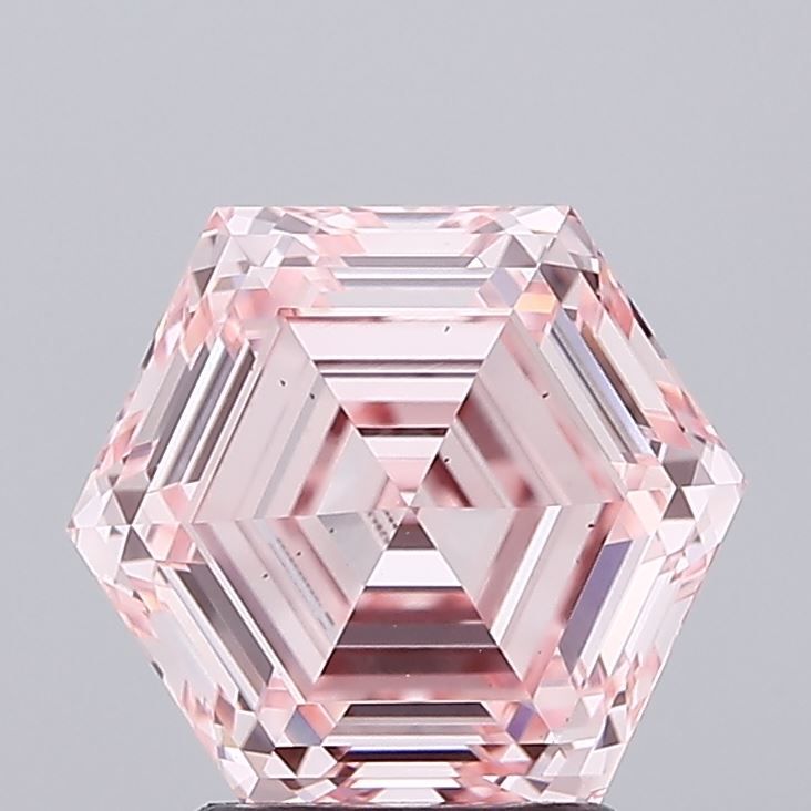 3.01 ct lab-grown Hexagonal Diamond