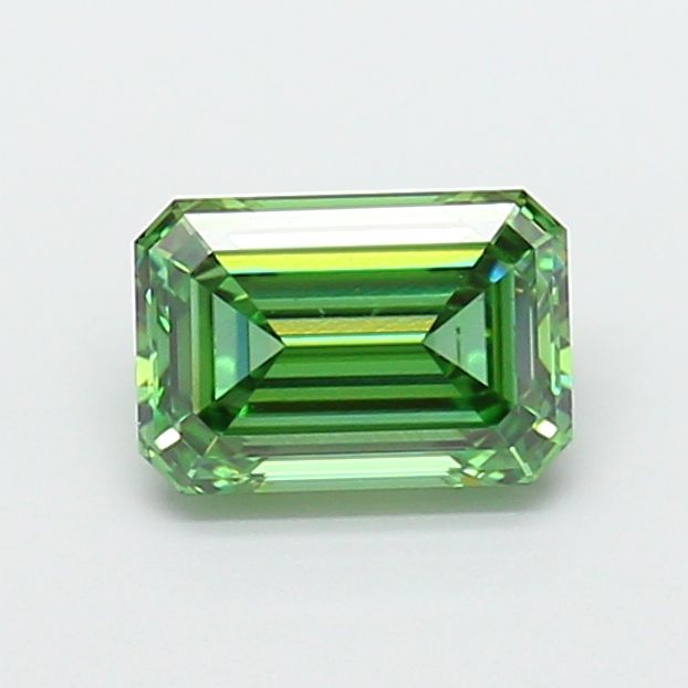1.54 CT Fancy Vivid Green EMERALD