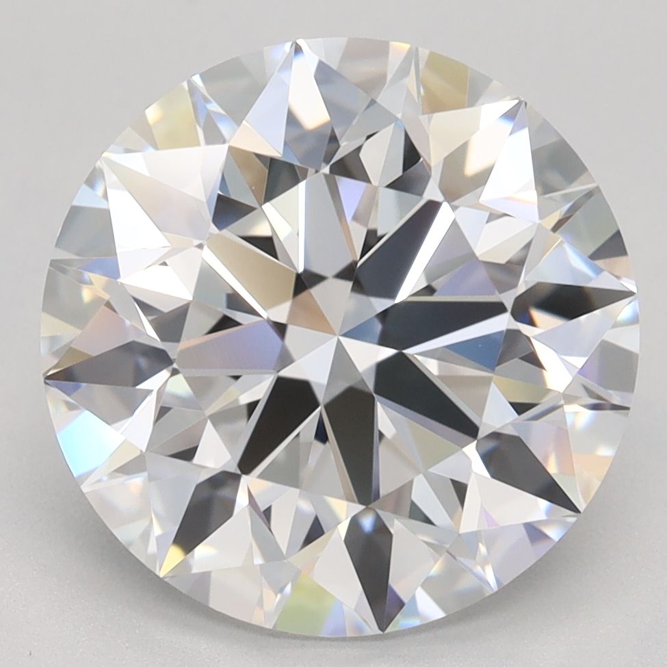 Diamant Rond 4.35 ct - Couleur D - Pureté VVS1