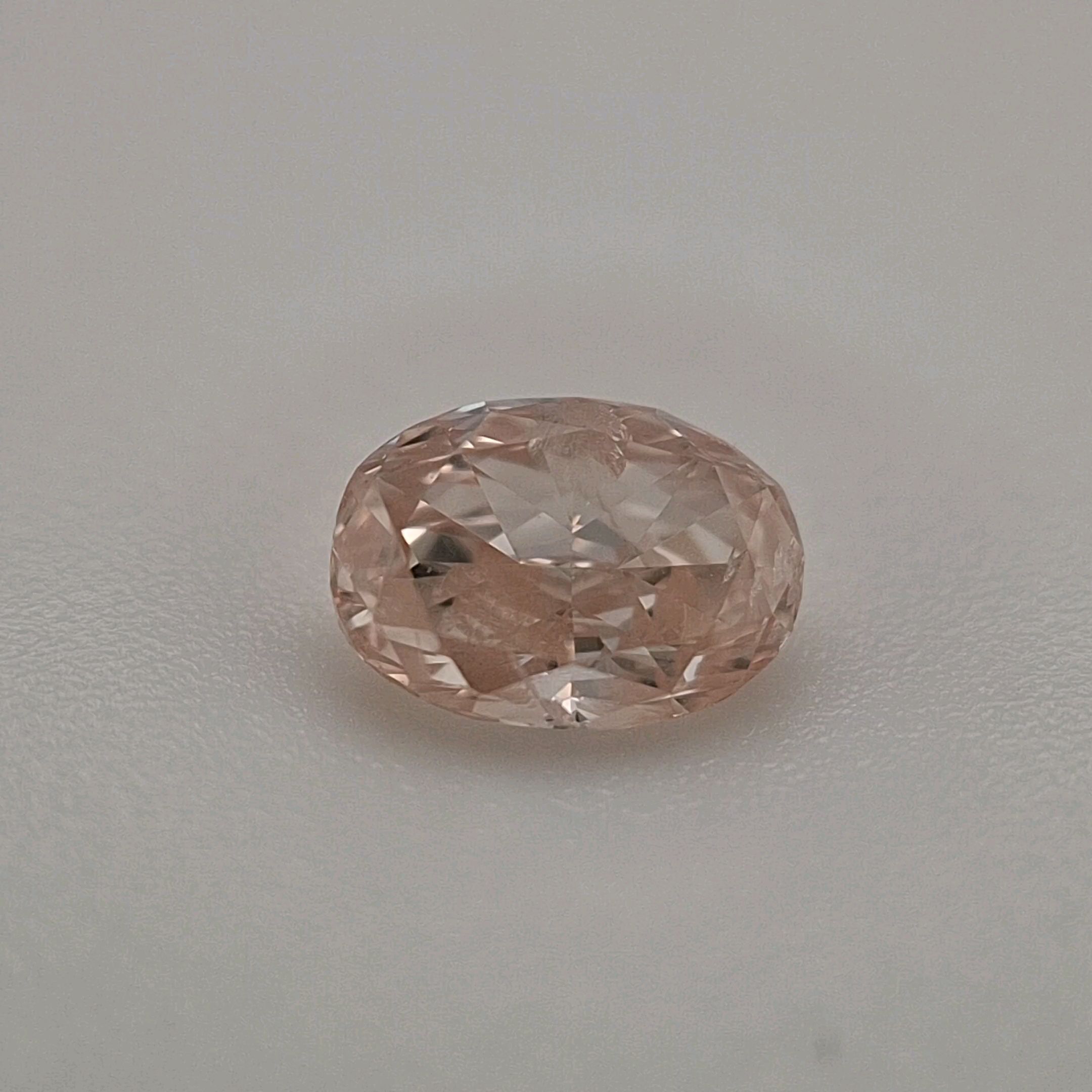 Diament 0.29 ct Fancy Pinkish Brown/I2