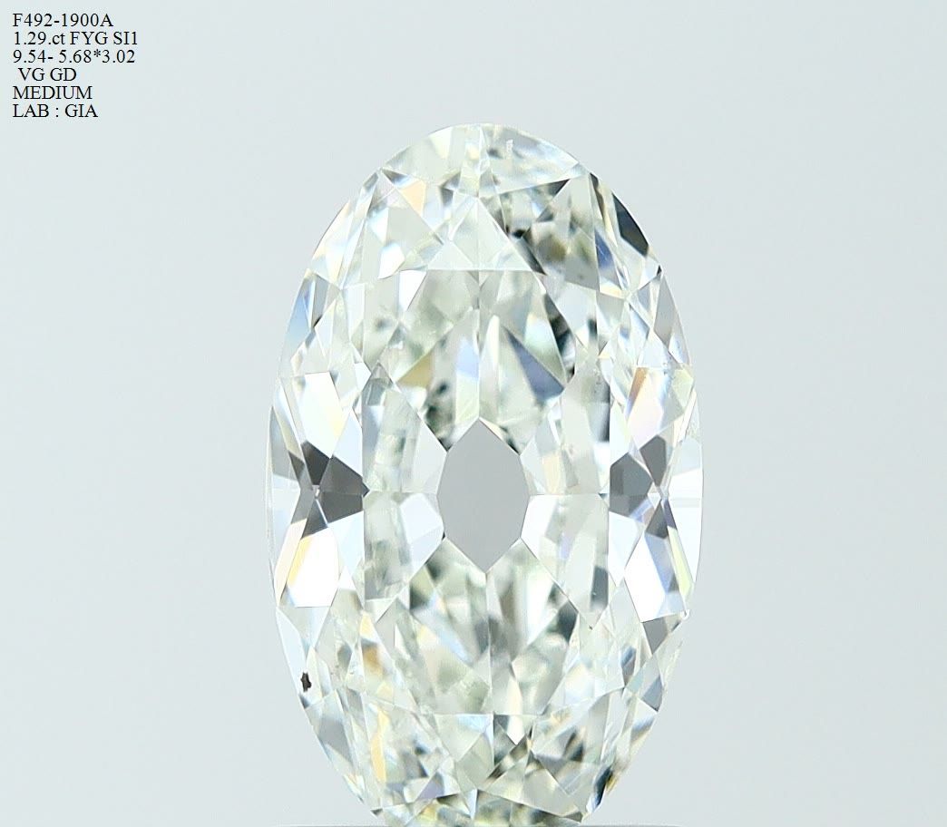 1.29 ct Old miner Diamond