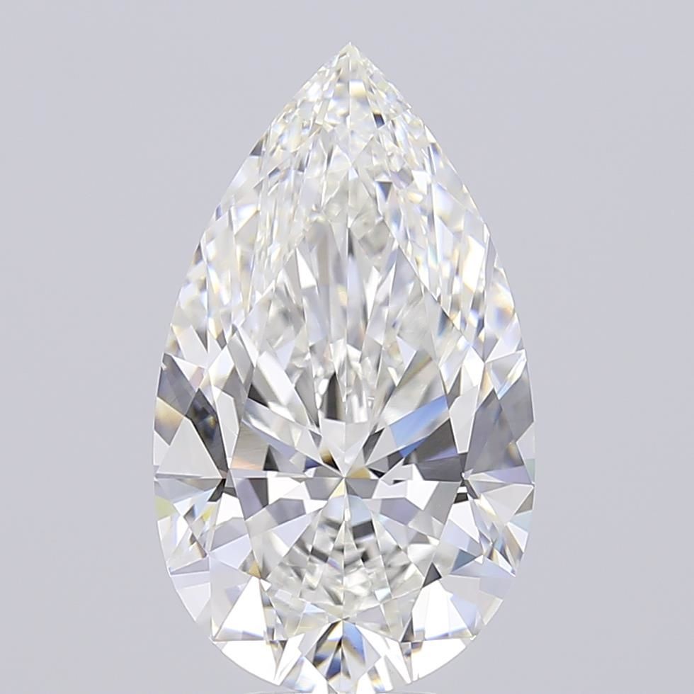 7.53 ct. pear Lab Grown Diamond front image